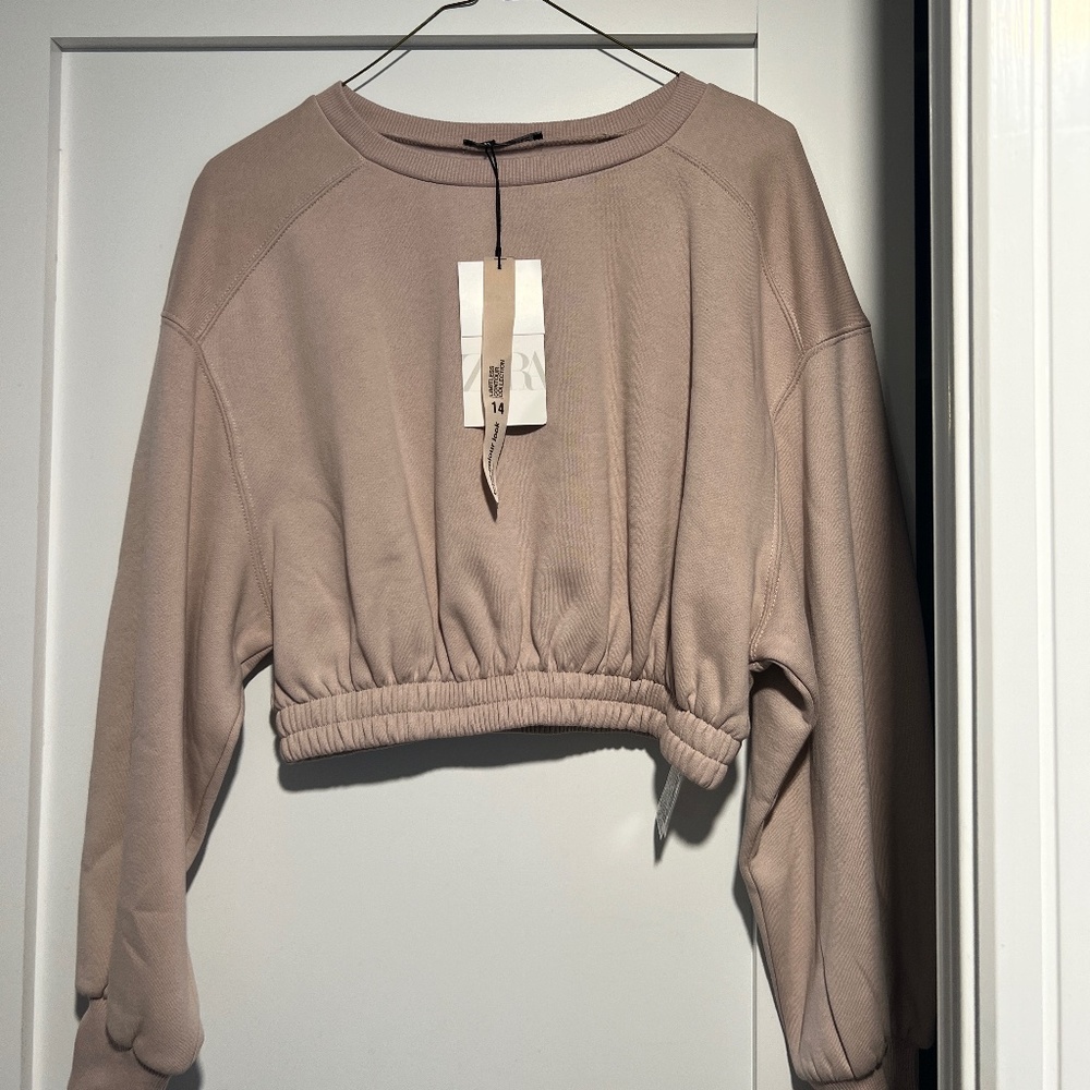 Zara Cropped Sweatshirt